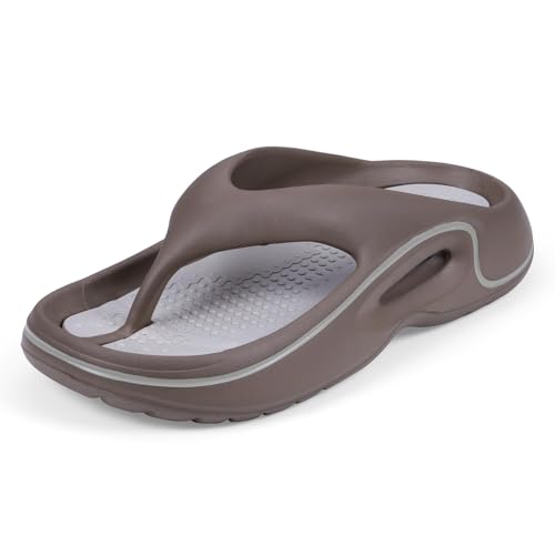 DOCTOR EXTRA SOFT Men's Premium Slippers with Soft Acupressure Foot Massager for Adult | Comfortable & Light Weight| Stylish & Anti-Skid | Casual Waterproof & Everyday Flip Flops for Gents/Boys D-544