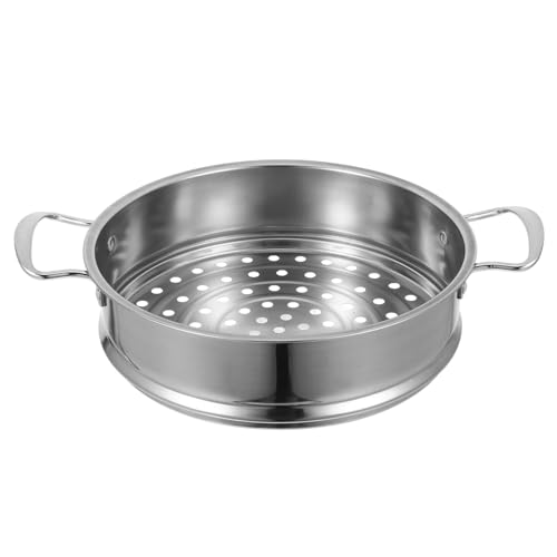 Alipis de acero inoxidable Cesta vapor vegetales canasta de vapor para bolas de masa hervida soporte de vapor sartén al vapor vaporera cesta de vapor inserto de vapor Silver