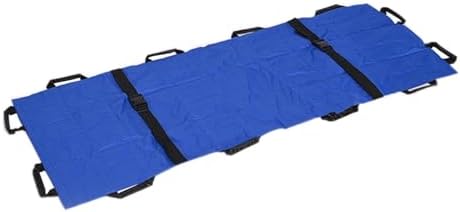 Portable Stretcher-Portable Medical Stretcher with Firm Loops, Foldable Design, Ideal for Home and Hospital Use, Lightweight Casualty Transport,（Camouflage）