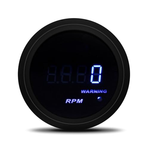 DC12V Motorbike Tachometer Electronic Tach Meter Speedometer Gauge LED Backlights 9000RPM Tachometer Gauge for Car
