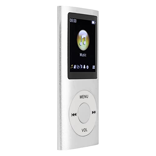 Dioche MP3-Player, 200 mAh Akku MP3-Player Großes Display, Multifunktionaler Verlustfreier Sound, Schlankes 1,8 Zoll LCD Display, Tragbarer MP3-Player für Reisen, Fitnessstudios...