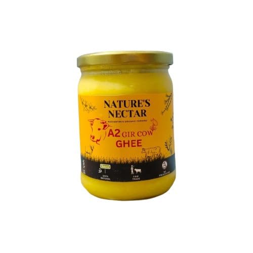 Nature's Nectar Organic A2 Cow Ghee 500ml | A2 Cow Ghee | 1000ml | Nature's Nectar |