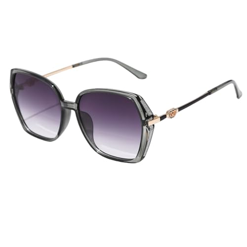 Lunettes de soleil carrées tendances pour femmes nuances vintage dégradées