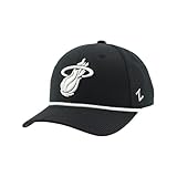 ZHATS Miami Heat NBA Officially Licensed Rope Hat Snapback Backspin Contrast Black