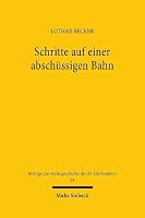 Schritte Auf Einer Abschussigen Bahn: Das Archiv Des Offentlichen Rechts (Aor) Im Dritten Reich 3161472128 Book Cover