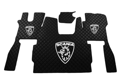 Tapis de voiture Scania S caoutchouc noir pour passager suspendu