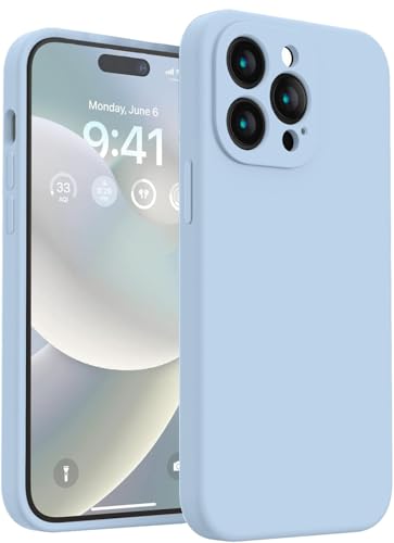 Image of Elzzi Microfiber Square Candy Case Compatible for iPhone 14 PRO MAX, Shockproof Slim Back Cover Liquid Silicone Case -Forest Green (Carolina)