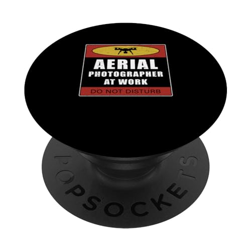 Funny Aerial Photographer Drone Pilot PopSocket
