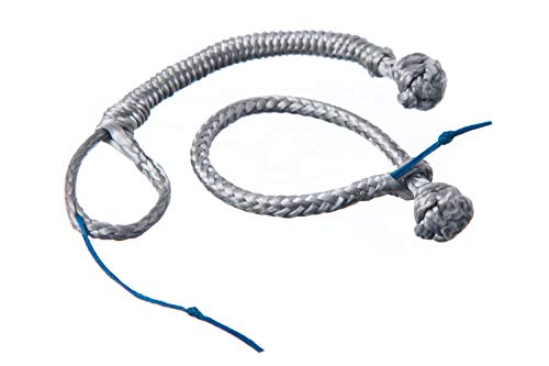 New Marine Dyneema Rope Shackle 3 mm Silver Breaking Load 900 kg - Image 3