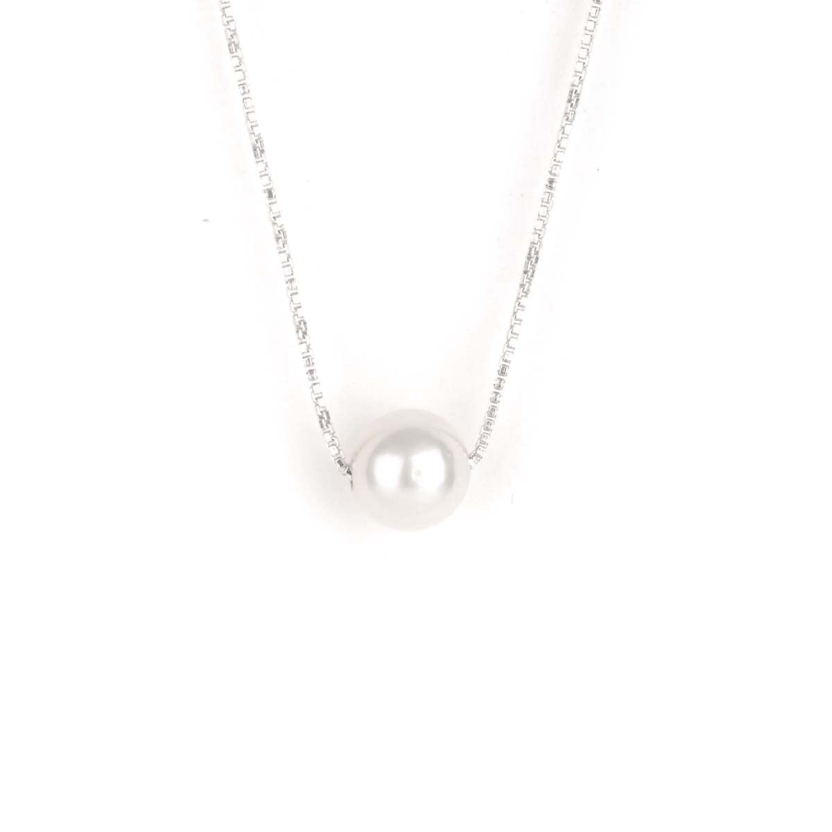 Shaya by CaratLane A Pearl of Love (8mm) Necklace in 925 Silver (B09NQ8NKDL) Amazon Price History, Amazon Price Tracker