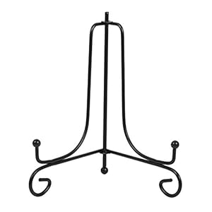 1 stuks zwarte plaatstandaard voor display, plaathouder displaystandaard, fotolijsthouderstandaard, ijzeren ezel…