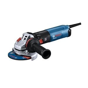 BOSCH GWS14-50 5 In. Angle Grinder | Compact, Powerful 13-Amp Motor with Slide Switch – High Performance for Grinding and Cutting