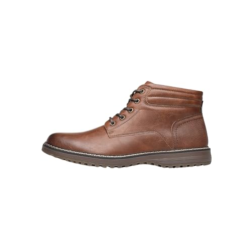 Men’s Faux Leather Lace-Up Boots – Casual & Business Ankle Boots, Non-Slip Sole, Comfortable Winter Shoes for Work, Travel & Daily Wear - Image 4