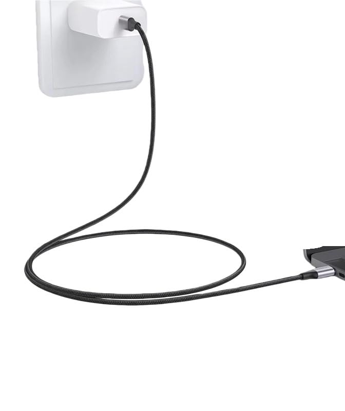 Cable USB C a USB C PD100W cable de carga*/ing (1,5 m, 100 W gris Striaght)