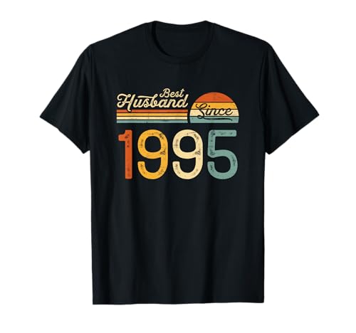 30th wedding anniversary 30 years - Best Husband Since 1995 T-Shirt