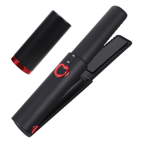 PartyKindom USB Portable Hair Curling Iron Cordless Curler Straightener for Travel Fast Heating Lightweight Design for Home The Go Styling