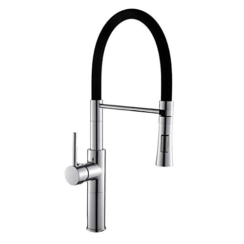 Mitigeur chrome eau chaude froide anti-éclaboussures pour évier pratique