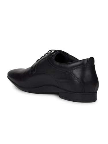 Image of Hush Puppies Men's Derby Shoes | Stylish, Comfortable Formal Footwear | Durable Leather, Lace-Up Design | Perfect for Office, Formal Events Everyday Wear