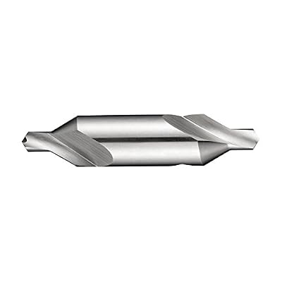 Dormer A225BS6 Centre Drill, Bright Coating, High Speed Steel, 0.25 Head Diameter, 3 Full Length