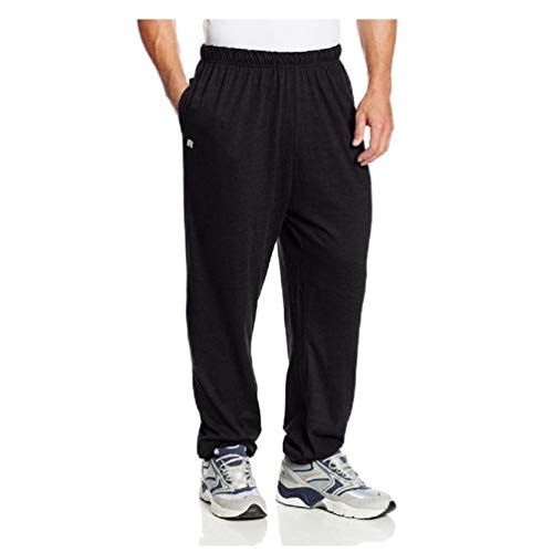 Russell Athletic Men's Big and Tall Cotton Jersey Pant w Pockets Mens Sweatpants