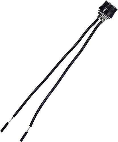 image for ICC Lite Rotary Style Single Pole ON/OFF Canopy Black Lamp Light Switc