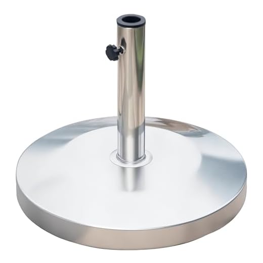 Best outdoor umbrella bases Stylish Heavy Duty Steel Umbrella Base