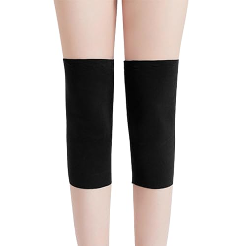 Kniewärmer Winter Warm Knieschoner Anti Rutsch Beinstulpen Elastisch Kniebandage Winddicht Knieprotektor Herbst Kniegelenkbandage Damen Herren Knieschützer für Knieverletzung Schmerzlinderung Schwarz