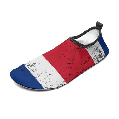 GeRRiT Retro Costa Rica Flag Water Shoes for Women Men Quick-Dry Aqua Socks Swim Beach Barefoot Yoga Surf Pool Camping4