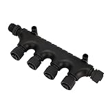 4-Port T-Stück Adapter für NMEA 2000 - M12 5 Pin, IP67 wasserdicht, ideal für Lowrance, Simrad und Netzwerke