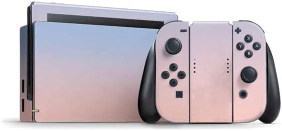 Skinit Decal Gaming Skin Compatible with Nintendo Switch Bundle - Purple and Blue Ombre Design