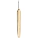 ChiaoGoo Crochet Hook Metal Head with Bamboo Handle; Size US 16 (0.6mm) 1023-16