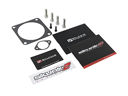 Image of Skunk2 Racing 309-05-0905 Pro-Series Black Anodized 90mm Billet Throttle Body
