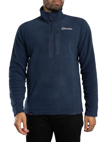 Berghaus Men's Prism Micro Half Zip Polartec Fleece, Dark Blue, S