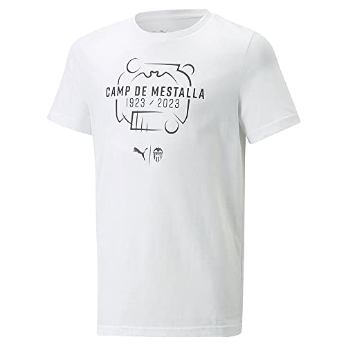 PUMA Vcf Mestalla 100 Years Tee Jr t-shirt tricot mixte doux anti-irritation