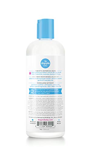 Baby Shampoo & Body Wash By Dapple Baby, Fragrance Free, Hypoallergenic, Tear Free, Plant Based Formula - Moisturizes With Violet, Chamomile & Lavender, 16.9 Fl Oz (Pack Of 3) #TOP1
