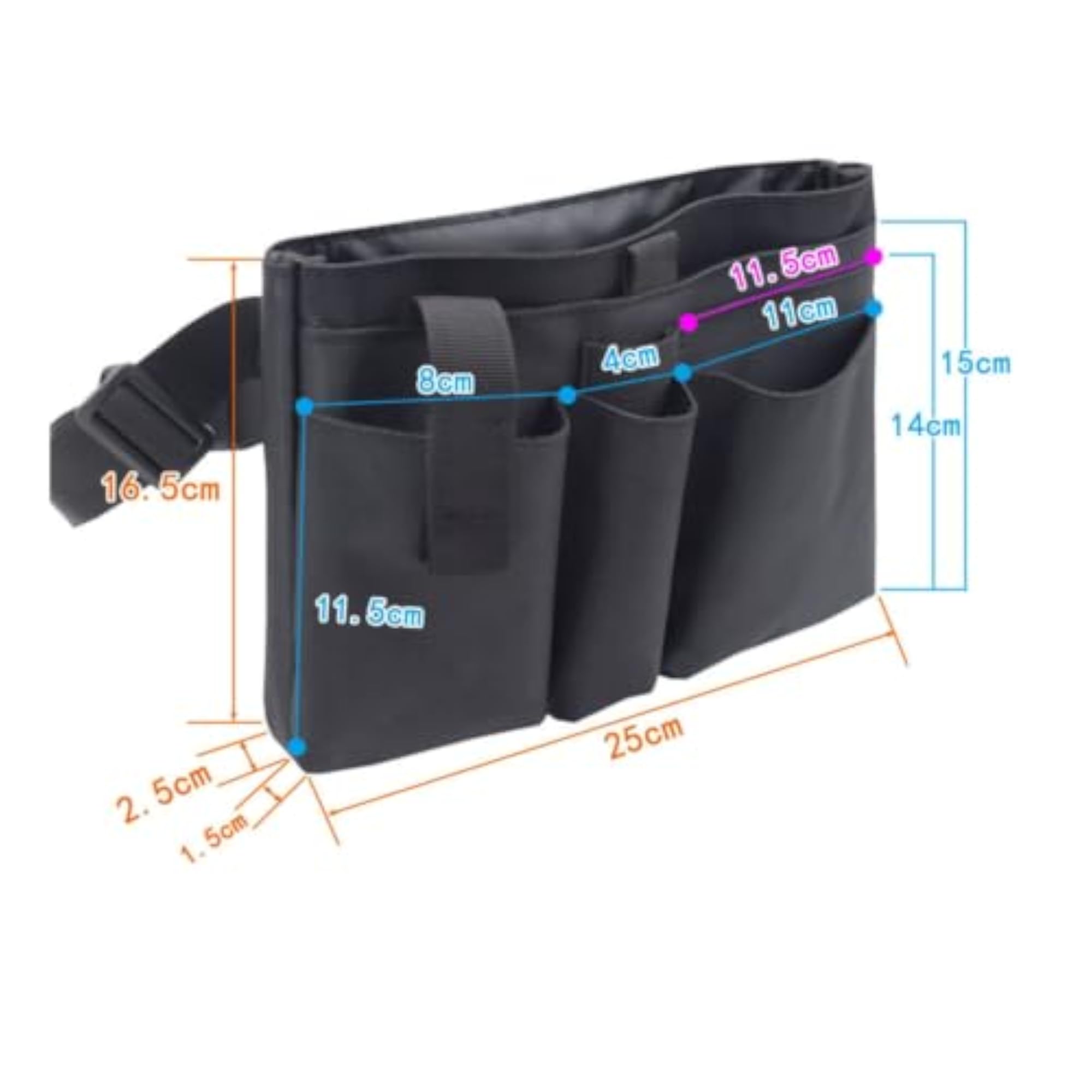 Utility Waist Pouch with Custom Logo, Multiple Pockets