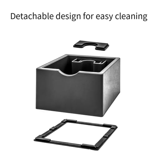 Cubo para posos de café con absorción de impactos para proteger encimeras 4