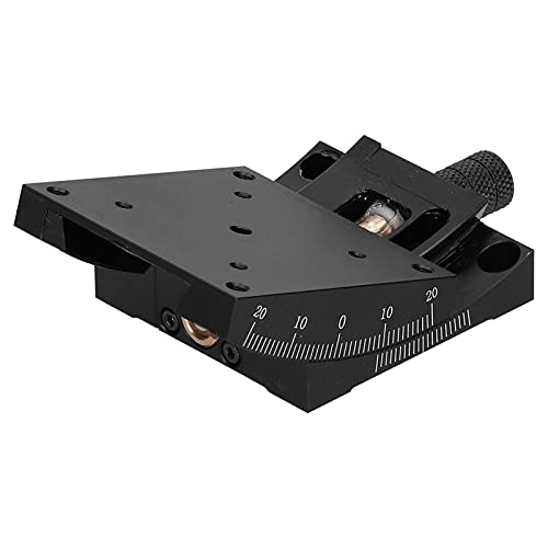 Hyuduo HYUDUOBZGQDU1VEM Goniometer Sliding Table, Hxv A60 60X60Mm Linear Stage Goniometer Dovetail Type Fine Tuning,Motor, Linear Roller Bearings thumb #1