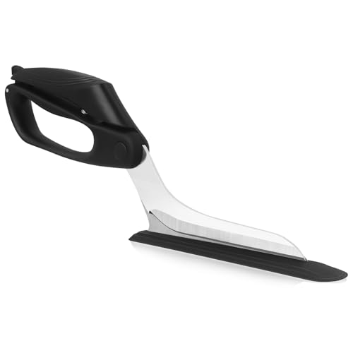 tazoueoo Ciseaux à Pizza avec Pelle Intégrée – 30 cm Ciseaux à Pizza en Acier Inoxydable, Pose Verticale & Lavable au Lave-vaisselle – Cadeau Cuisine