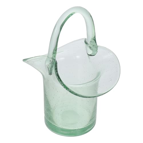 Adorainbow Portable Glass Vase with Bubble Design, Minimalist Desktop Flower