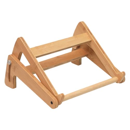 Base Ajustable de Madera para Laptop con Estante de Almacenamiento miniatura 1