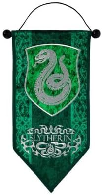 Spirit Halloween Harry Potter Slytherin Banner, Officially licensed, Home Decor, Multicolor