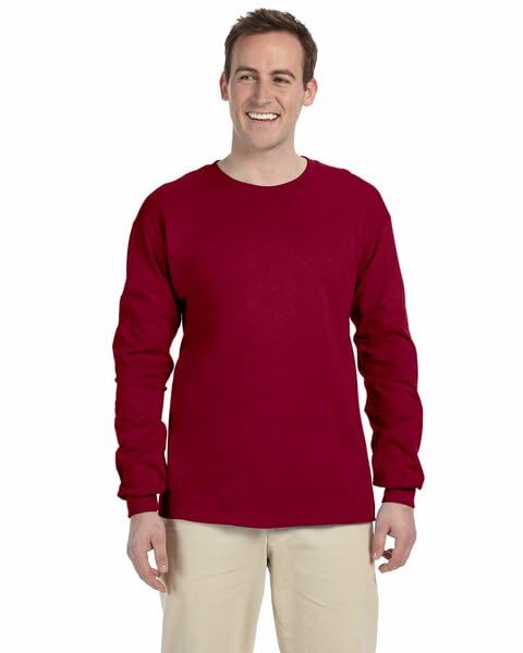 Image of Gildan Men's Ultra Cotton Long Sleeve T-shirt, Style G2400