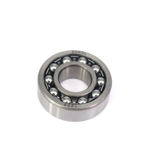 1pc 15x35x11mm Model 1202 ABEC1 Self Aligning Ball Bearing Double Row Bearing Steel FRAILEVOT