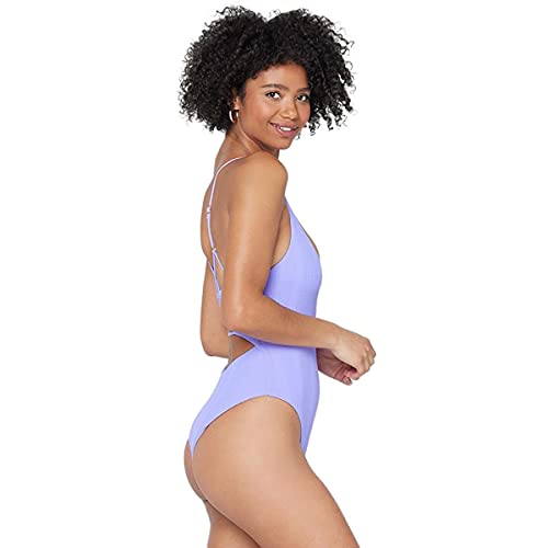 L*Space Pointelle Rib Gianna Classic One-Piece Amethyst 6 #TOP3