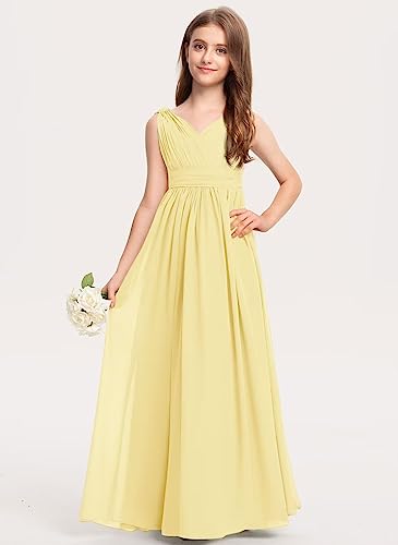Junior Bridesmaid Dress Flower Girl Dresses Formal Dress for Teen Girls Wedding A-line Chiffon2