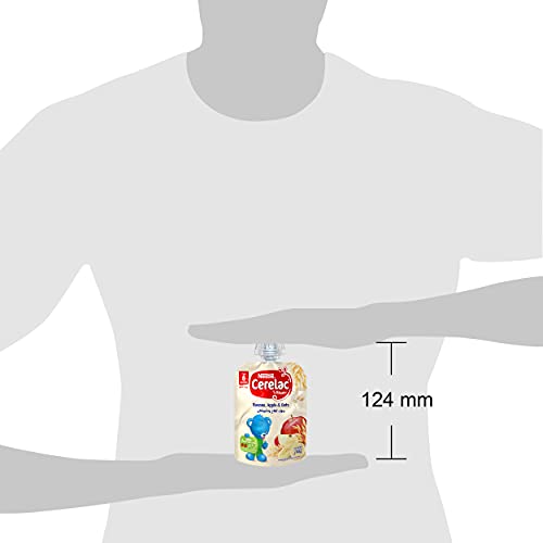 Cerelac Nestle Cerelac Fruits Puree Pouch Banana Apple Oat 90g
