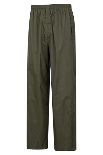 Mountain Warehouse Pakka Mens Waterproof Rain Overtrousers - Packable & Quick Dry Pants with Taped Seams & Adjustable Ankle Opening - for Autumn Winter, & Outdoors - Image 6