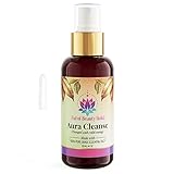 Aura Cleanse Spray Bundled with Clear Quartz Crystal – Smokeless Aura Smudge – Cleanse Your Aura of Negative Energy – Attract Peace and Positivity – Charged with Reiki Energy – 4FL OZ