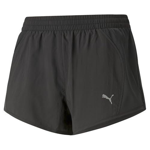 PUMA Run Favorite Velocity 3' Short W Pantalones Cortos Ajustados, Mujer, Black, S